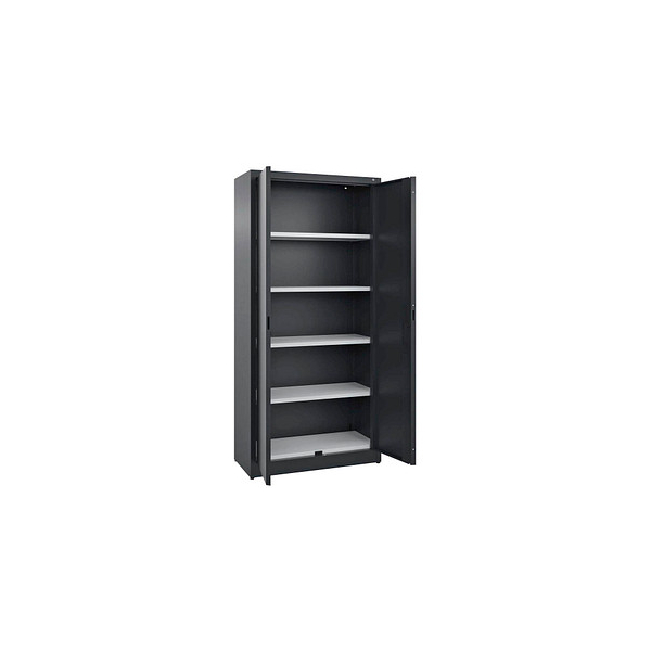 4067521593516 - Stahlschrank C 2000 Acurado 092600-000 S10008 schwarzgrau 930 x 400 x 1950 cm aufgebaut 4067521593516 C+P-Möbel 4067521593516 - Stahlschrank C 2000 Acurado 092600-000 S10008 schwarzgrau 930 x 400 x 1950 cm aufgebaut 4067521593516 C+P-Möbel